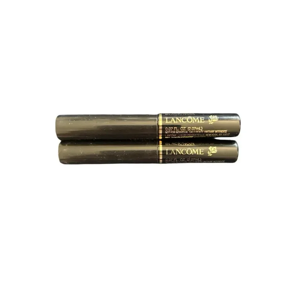 2 Lancome Definicils High-definition Mascara 01 Black /noir 0.07 Oz / 2.07 ml Ea